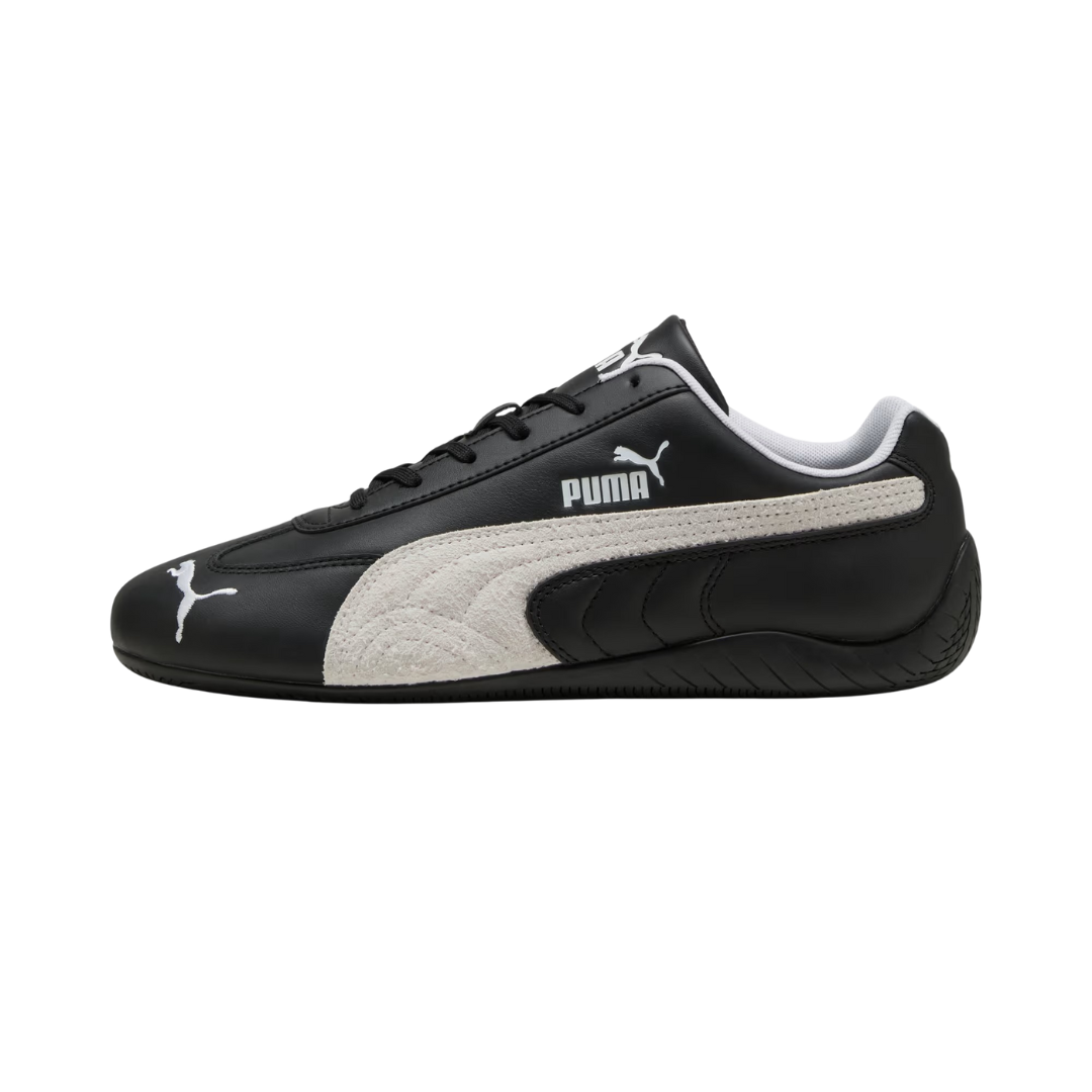 PulseShift™ - Black lifestyle trainers - Smooth leather with dynamic grip